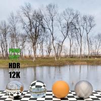 HDR panorama lake